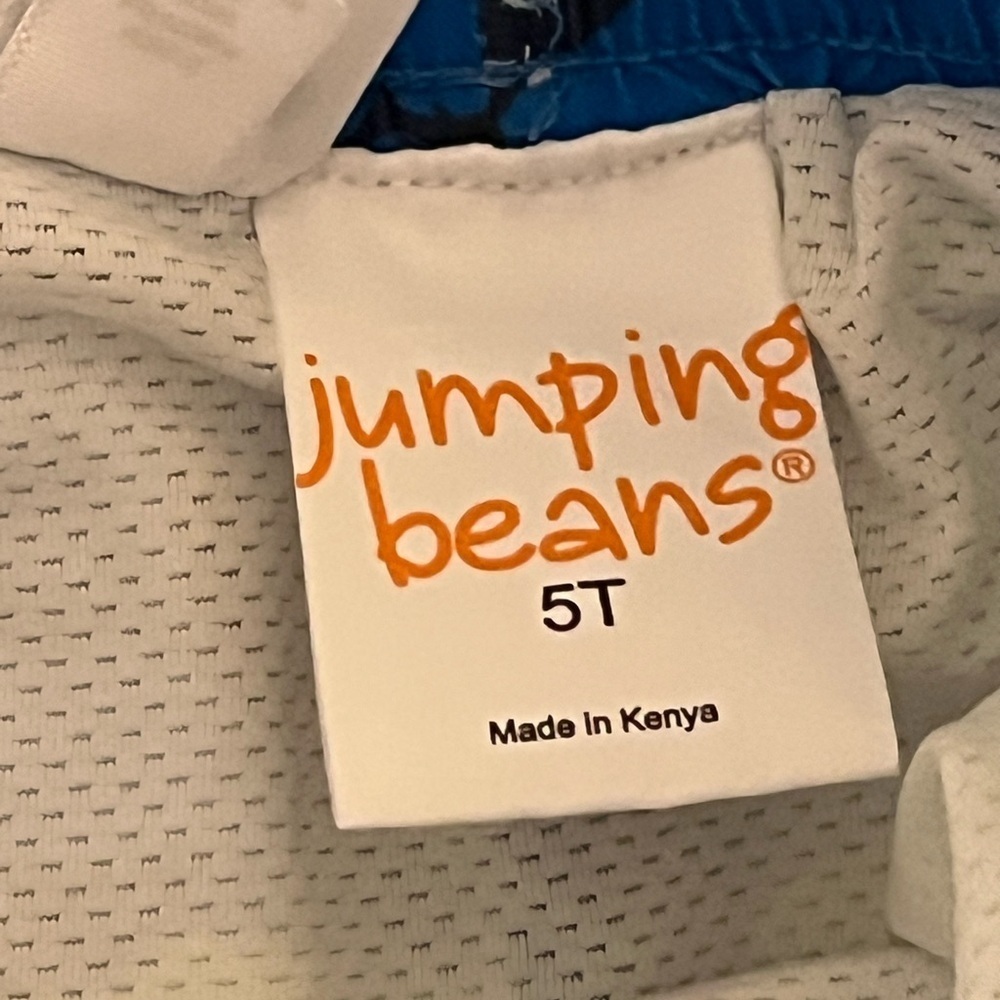 Jumping Beans Blue and Yellow Shark Rashguard Set - Picture 3 of 5